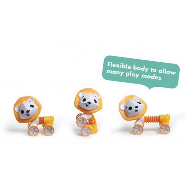 Tiny Love Leonardo o Leão Brinquedos com Rodas