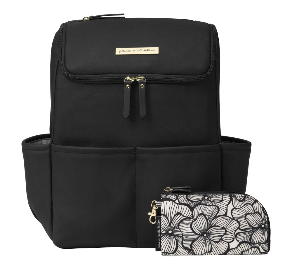 Petunia Method Backpack - Black Matte Leatherette