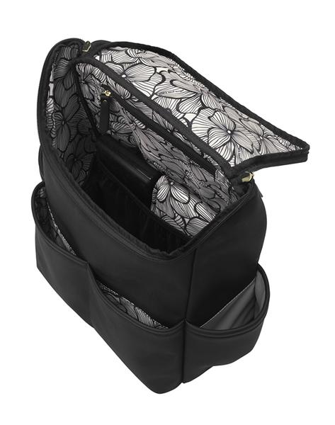 Petunia Method Backpack - Black Matte Leatherette