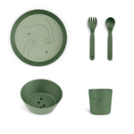 Citron Conjunto de Alimentação em PLA - Dino Verde
