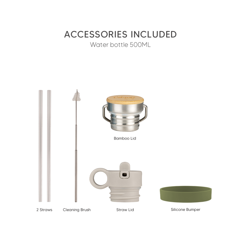 Citron Garrafa Térmica 500ml - Verde
