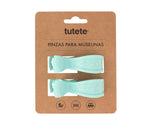 Tutete Pinças para Fraldas 2 Uni. - Menta