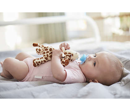 Philips Avent Snuggle Girafa + Ultra Soft 0-6M - Azul