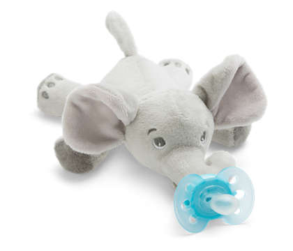 Philips Avent Snuggle Elefante+Ultra Soft 0-6M - Azul