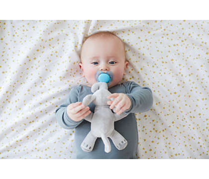 Philips Avent Snuggle Elefante+Ultra Soft 0-6M - Azul