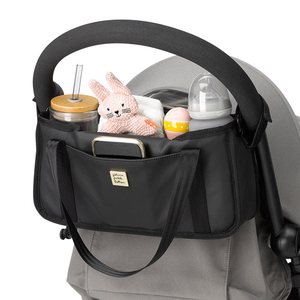 Petunia Organizador para Carrinho - Black Matte Leatherette