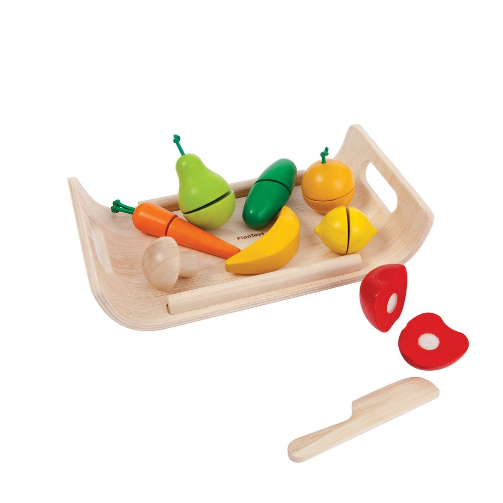 PlanToys - Sortido de Frutas e Vegetais