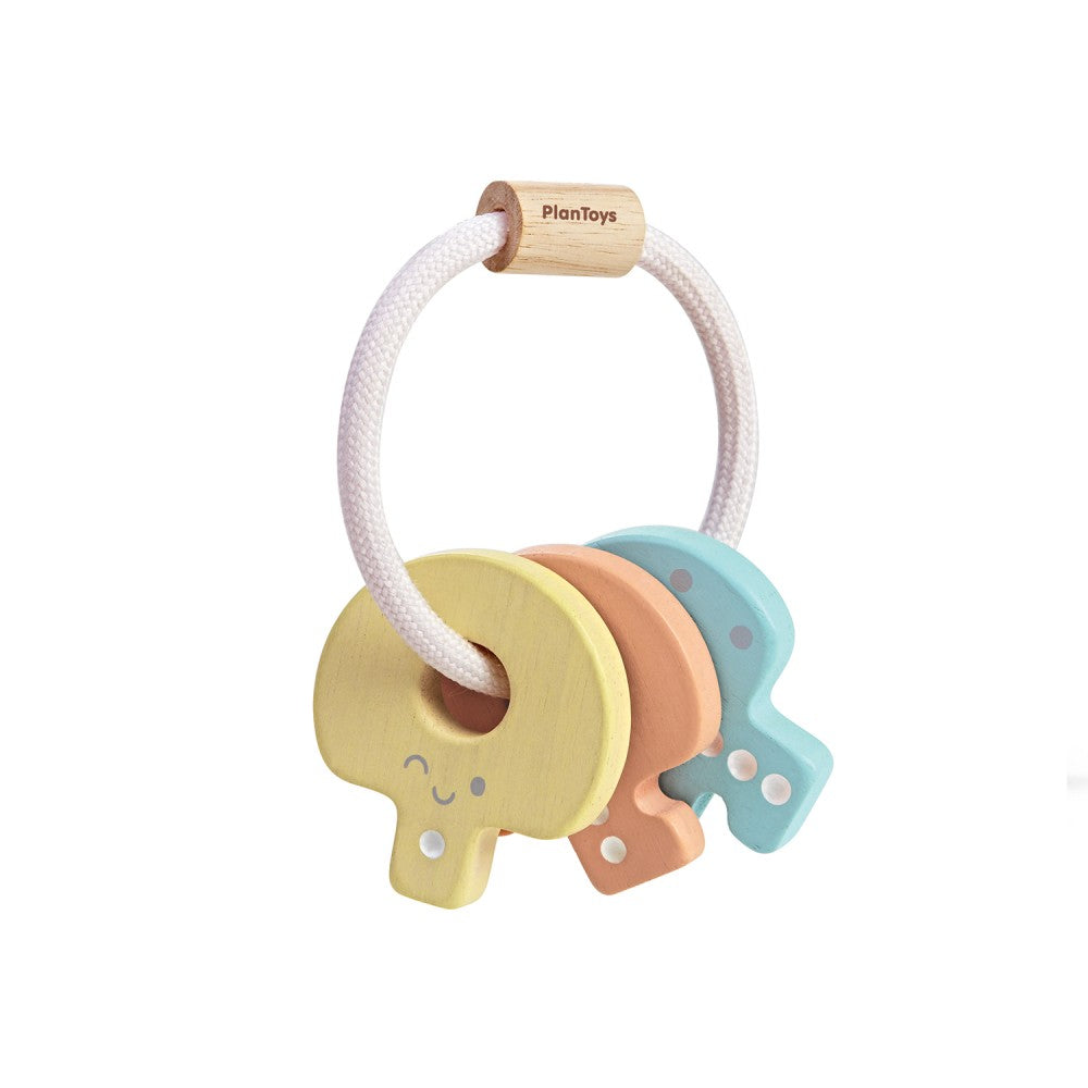 PlanToys - Key Rattle Pastel Collection