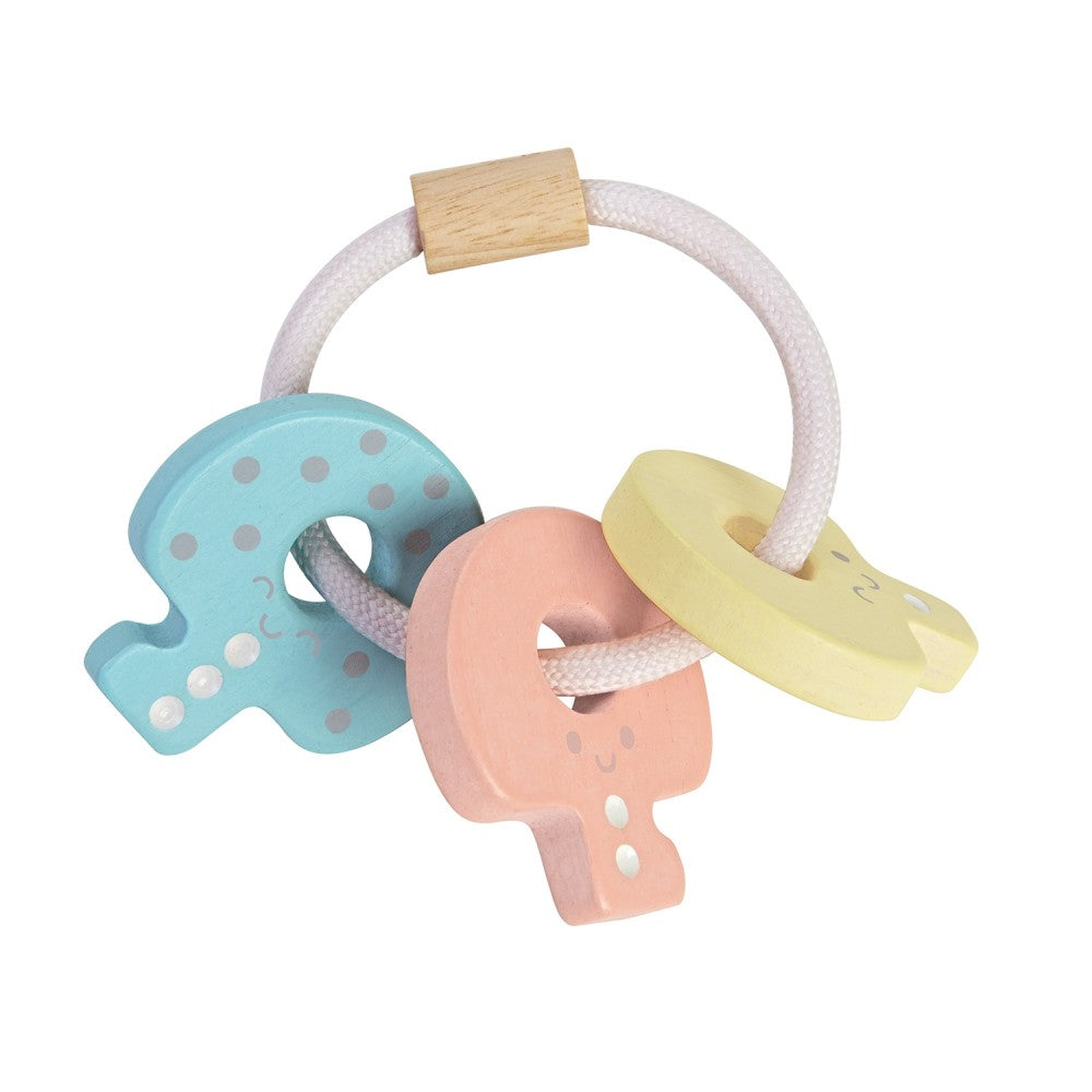 PlanToys - Key Rattle Pastel Collection