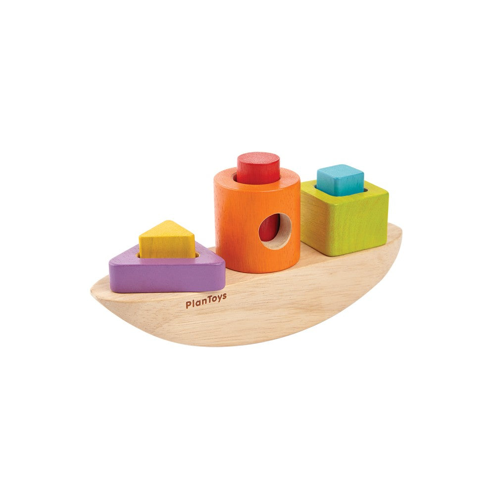 PlanToys - Barco em Figuras Geométricas