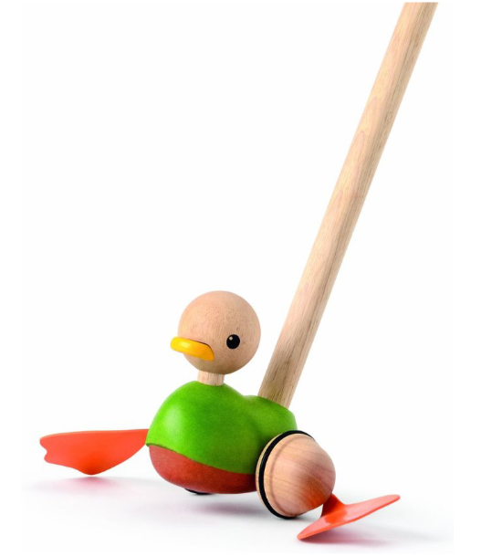 PlanToys - Push Along - Pato