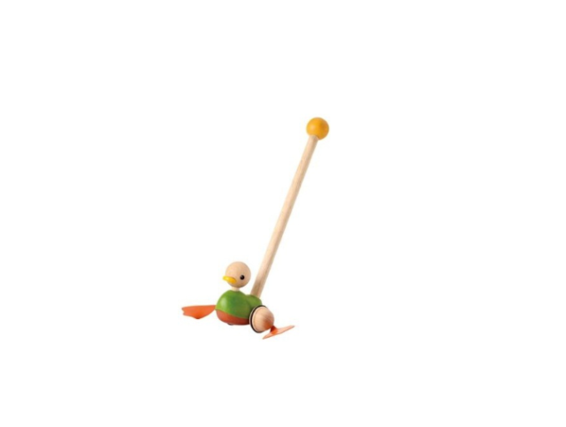PlanToys - Push Along - Pato