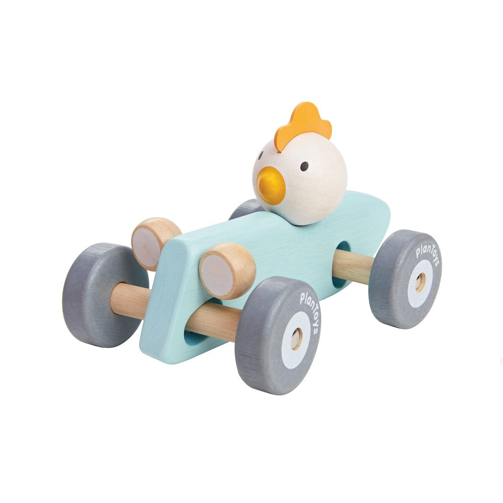 PlanToys - Chicken Racing Car Pastel Collection