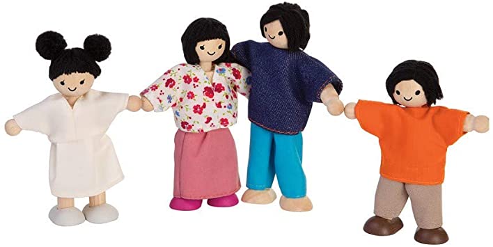 PlanToys - Família de Bonecos - Asiática