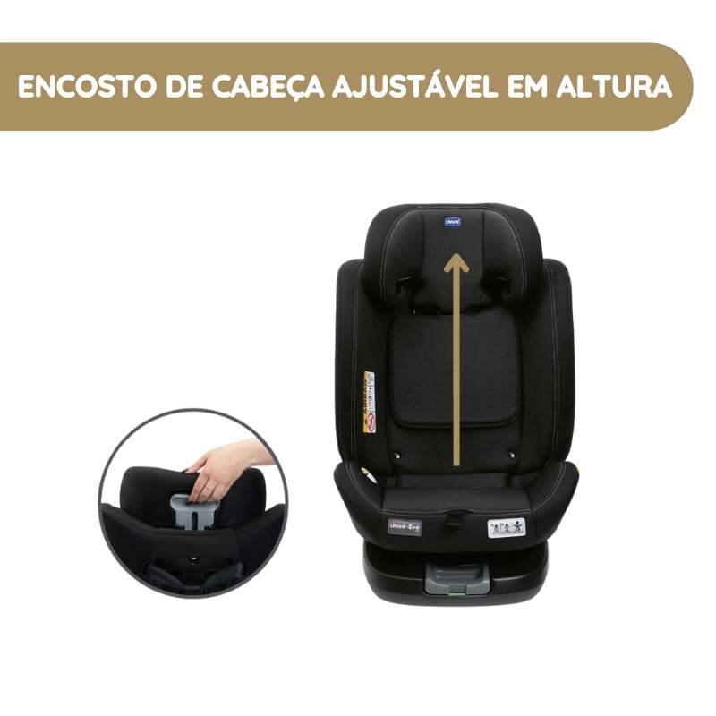 Chicco Cadeira Auto Unico Evo i-Size - Black