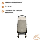 Walking Mum Footmuff I Love Vichy Negro inverno