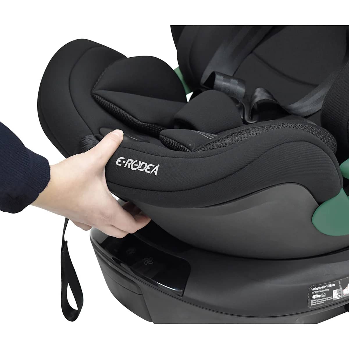 Bebecar Cadeira Auto E-Rodeá i-Size - Preto