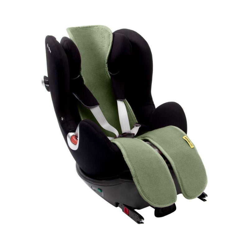 AeroMoov AirLayer Forra 3D para Cadeira Auto (Grupo 2/3) com Entre Pernas - Moss