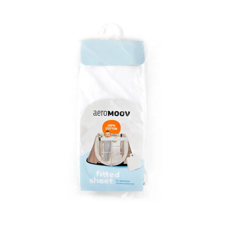 AeroMoov Lençol Ajustável para Cama de Viagem - Branco