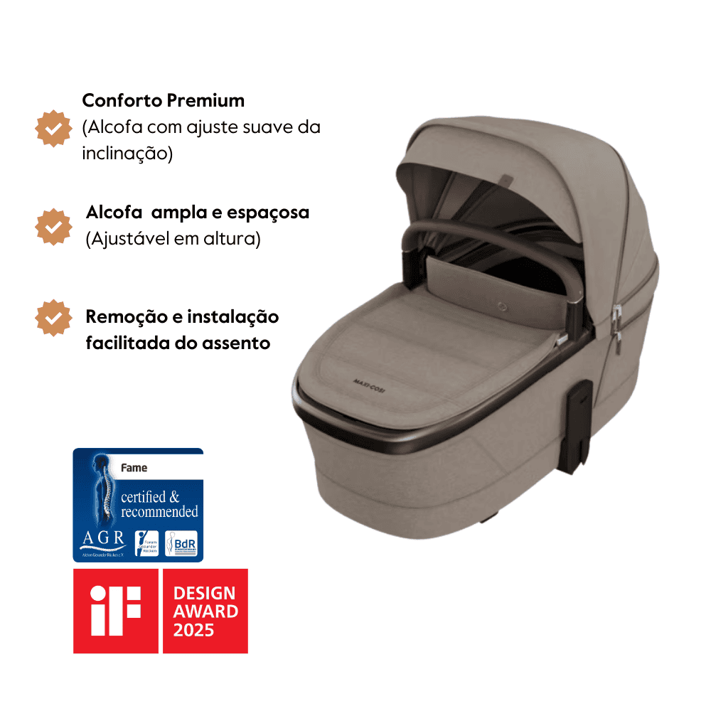 Alcofa Fame da Maxi-Cosi  - Dos 0 aos 6 meses - Twillic Truffle