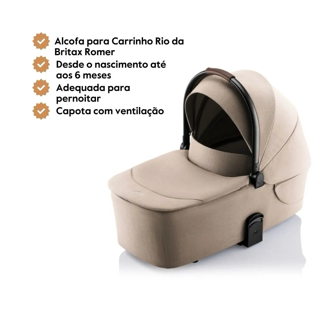 Britax Romer Carrycot Rio - Style Teak