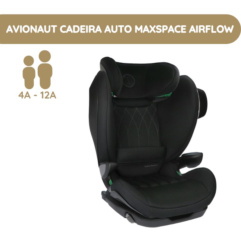 Avionaut Cadeira Auto MaxSpace Airflow - Black
