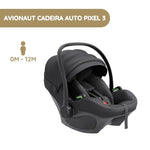 Avionaut Cadeira Auto Pixel 3 - Black