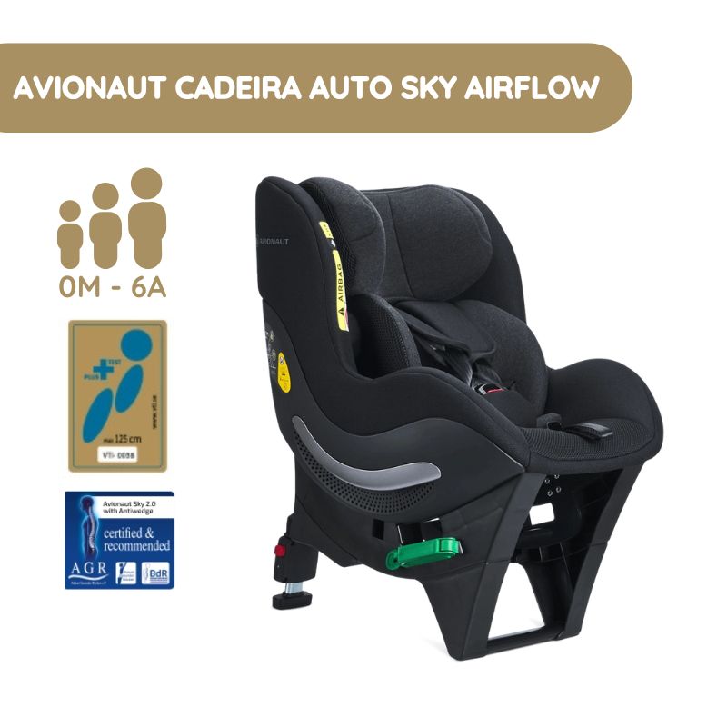 Avionaut Cadeira Auto Sky AirFlow - Black