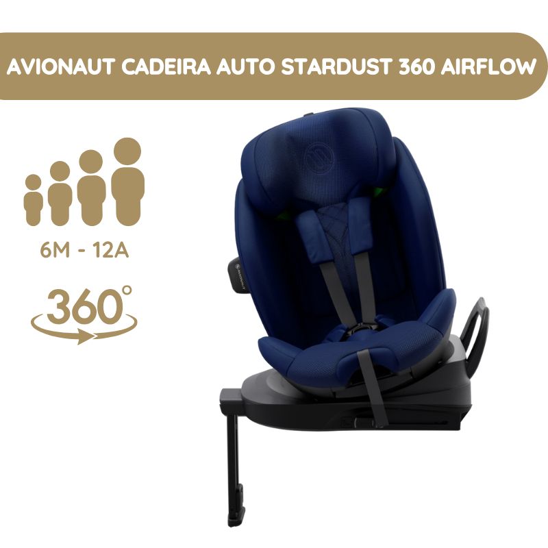 Avionaut Cadeira Auto Stardust 360 Airflow 61-150cm - Navy
