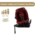 Avionaut Cadeira Auto Stardust 360 Airflow 61-150cm - Red