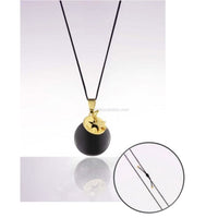 Enameled Black/Gold Medal