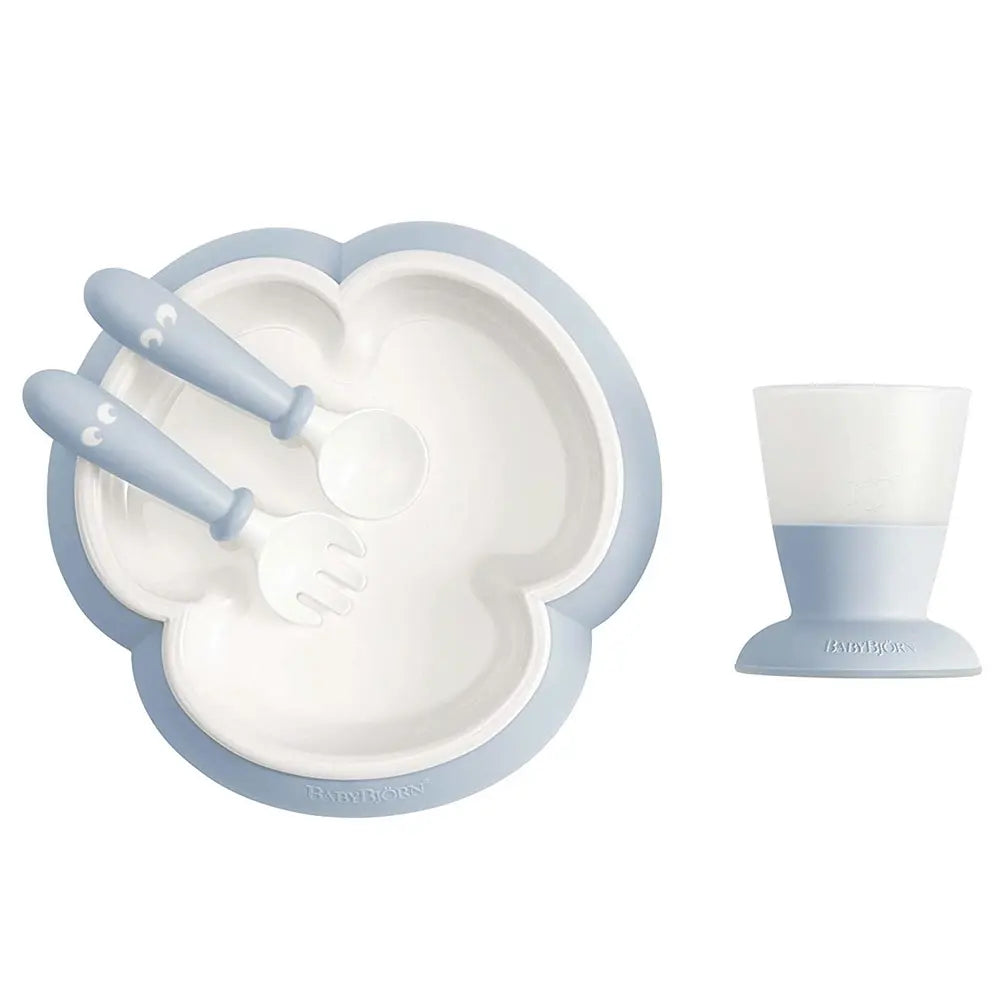BabyBjorn Conjunto de Refeição - Azul Pastel