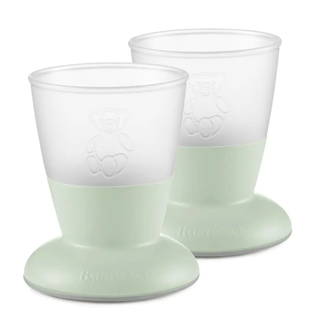 BabyBjorn Conjunto de copos (2uni.) - Verde Pastel
