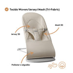 BabyBjorn Espreguiçadeira Balance Soft Woven/Jersey/Mesh - Beige Claro