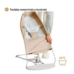 BabyBjorn Espreguiçadeira Balance Soft Woven/Jersey - Beige/Gris