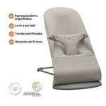 BabyBjorn Espreguiçadeira Bliss 3D Jersey - Gris Arena