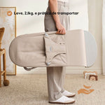 BabyBjorn Espreguiçadeira Bliss Woven Pétala - Gris Claro