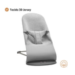 BabyBjorn Espreguiçadeira Bliss 3D Jersey - Beige Claro