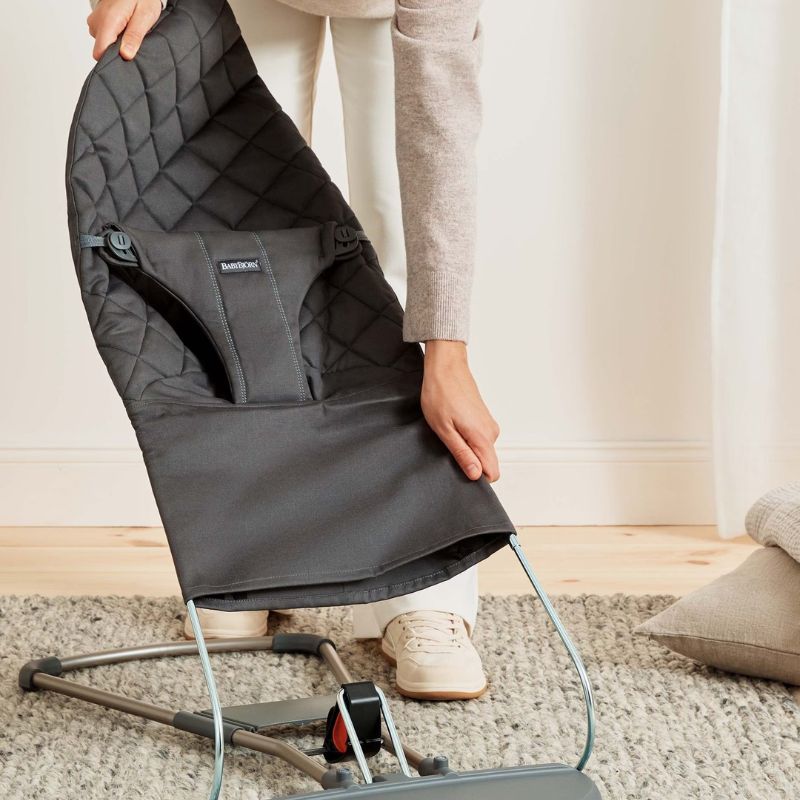 BabyBjorn Espreguiçadeira Bliss Woven Classic - Antracita
