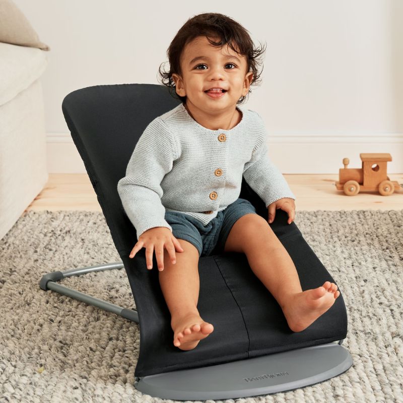 BabyBjorn Espreguiçadeira Bliss Woven Classic - Negro