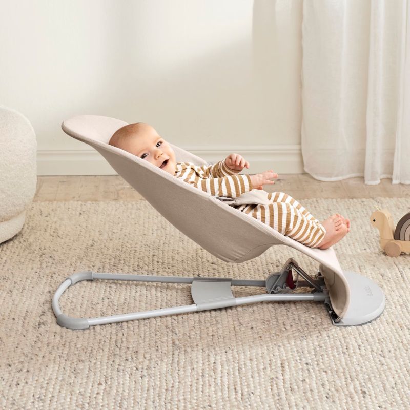 BabyBjorn Espreguiçadeira Bliss Woven Melange - Beige Claro