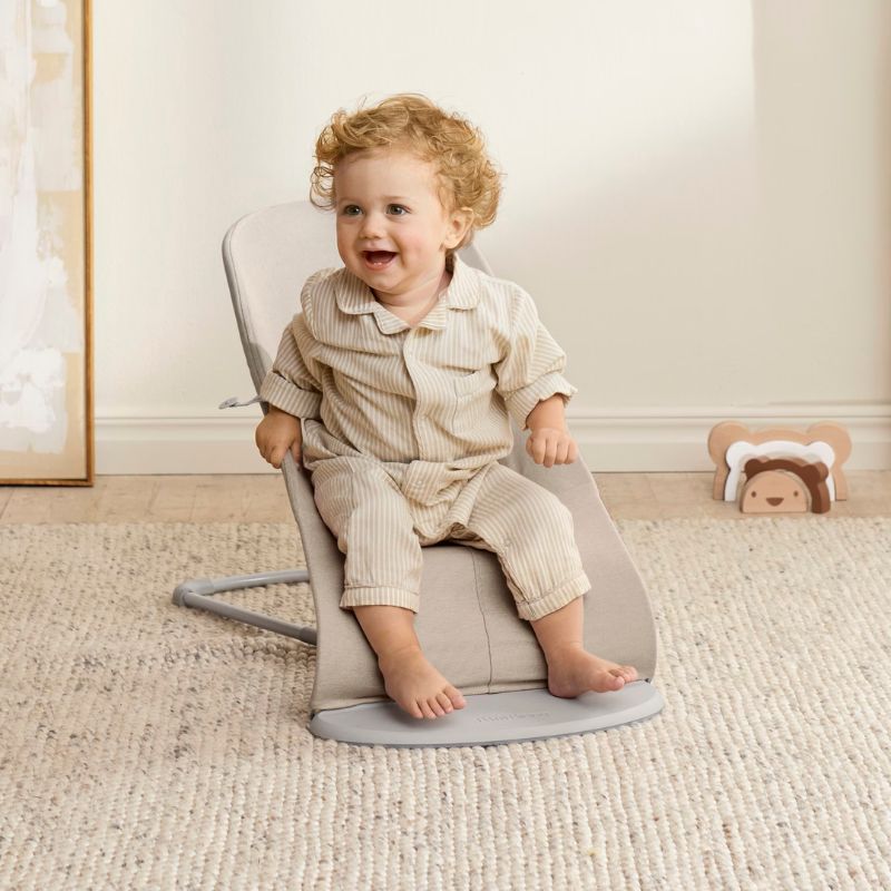 BabyBjorn Espreguiçadeira Bliss Woven Melange - Beige Claro