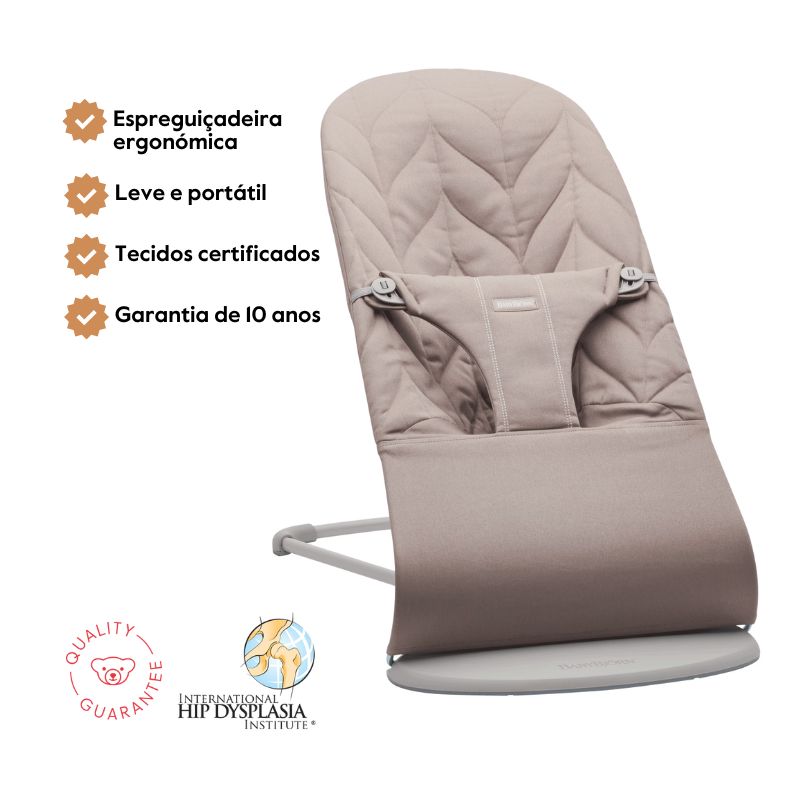 BabyBjorn Espreguiçadeira Bliss Woven Pétala - Arena