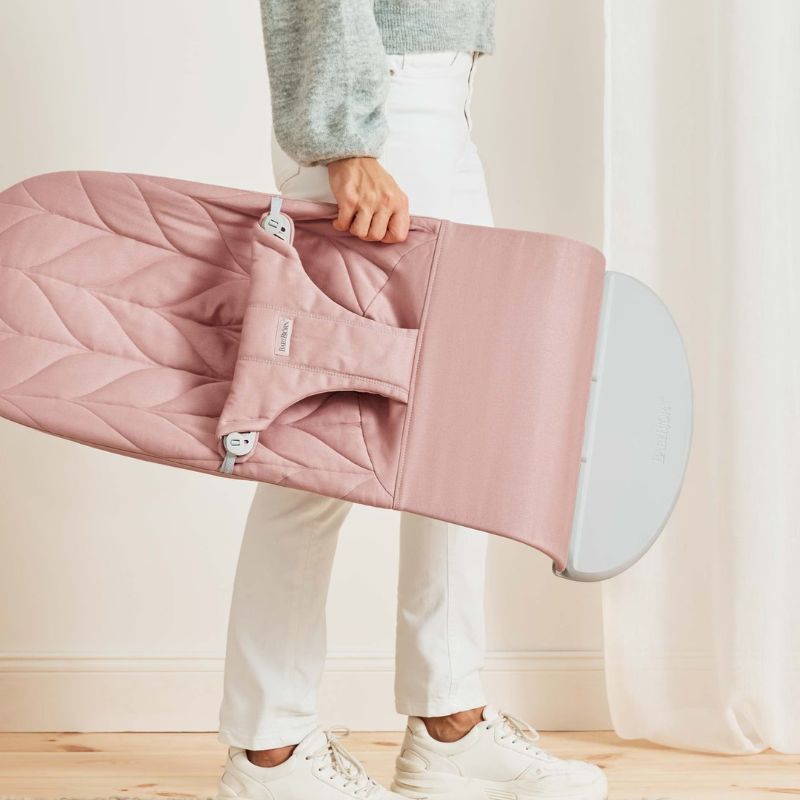 BabyBjorn Espreguiçadeira Bliss Woven Pétala - Rosa Palo