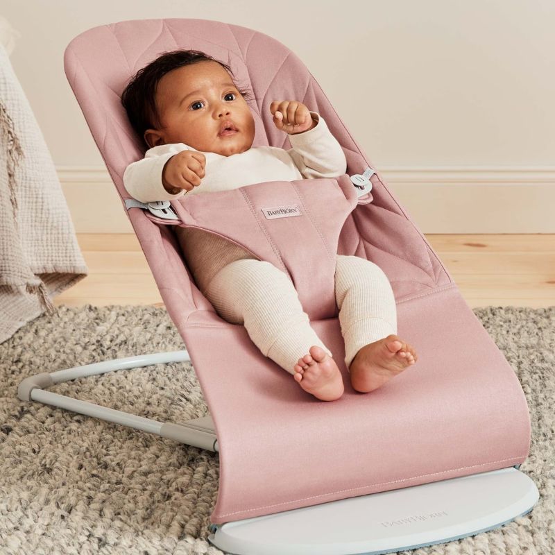BabyBjorn Espreguiçadeira Bliss Woven Pétala - Rosa Palo