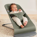 BabyBjorn Espreguiçadeira Bliss Woven Pétala - Verde Oscuro