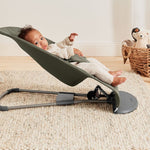 BabyBjorn Espreguiçadeira Bliss Woven Pétala - Verde Oscuro