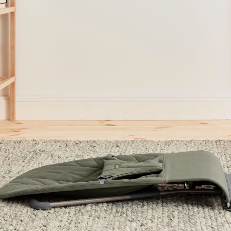 BabyBjorn Espreguiçadeira Bliss Woven Pétala - Verde Oscuro