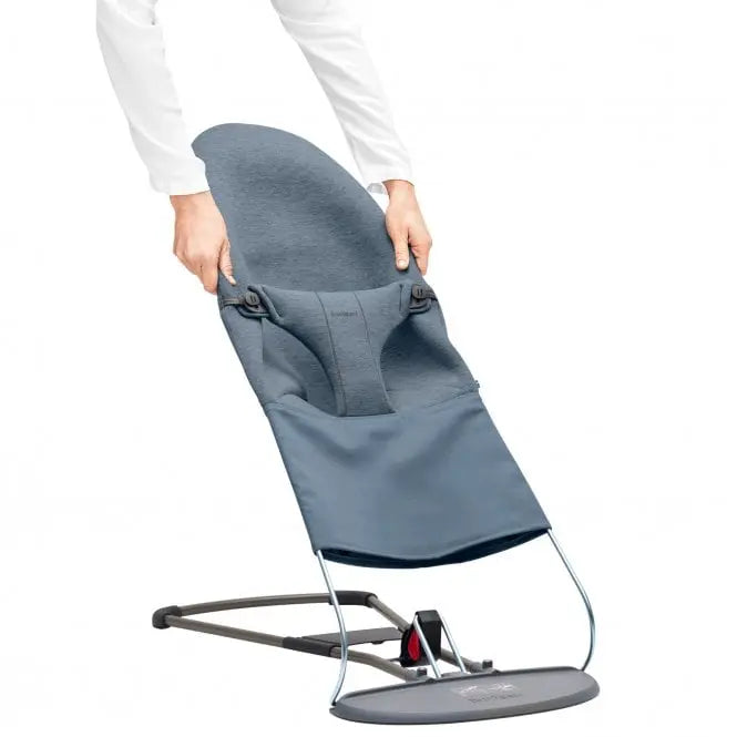BabyBjorn Forra para Espreguiçadeira Bliss Jersey - Azul Grisaceo