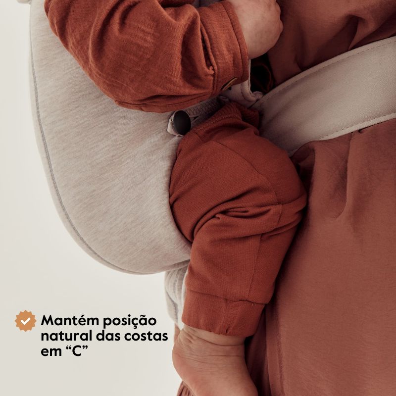 BabyBjorn Mochila Porta Bebé Mini 3D Jersey - Gris carbón
